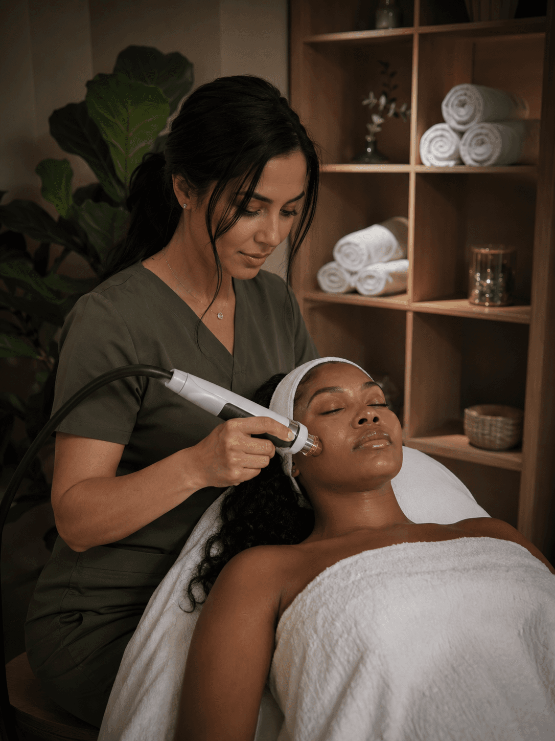Fractional laser resurfacing at Nuvera Aesthetics and Wellness in Raleigh