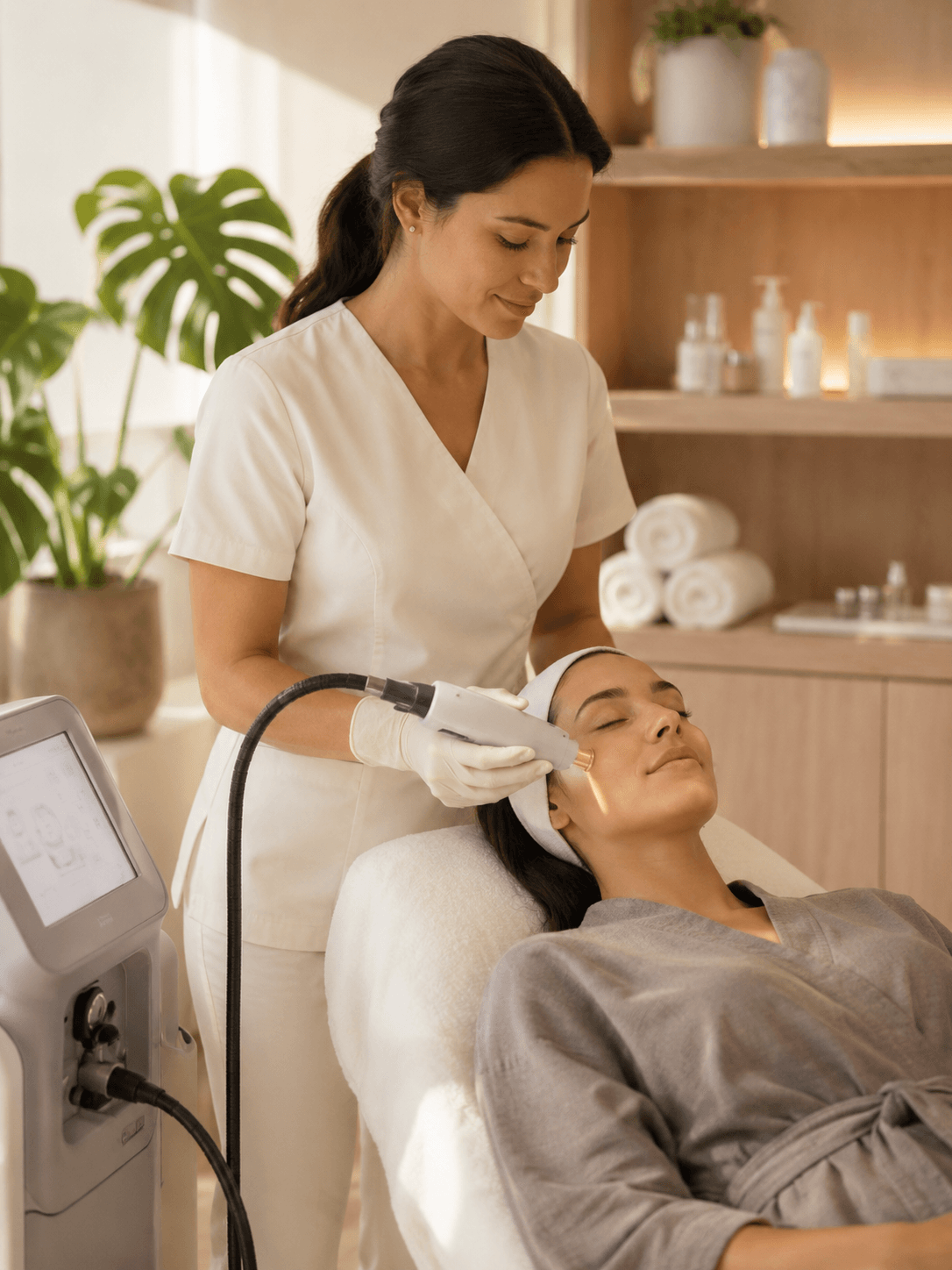 Vascular lesion laser treatment at Nuvera Aesthetics and Wellness in Raleigh