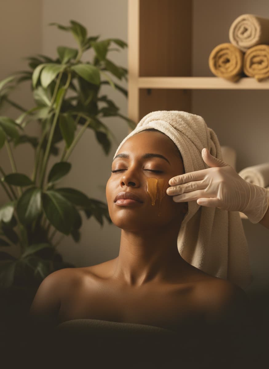 Luxurious deluxe facial at Nuvera Aesthetics and Wellness in Raleigh