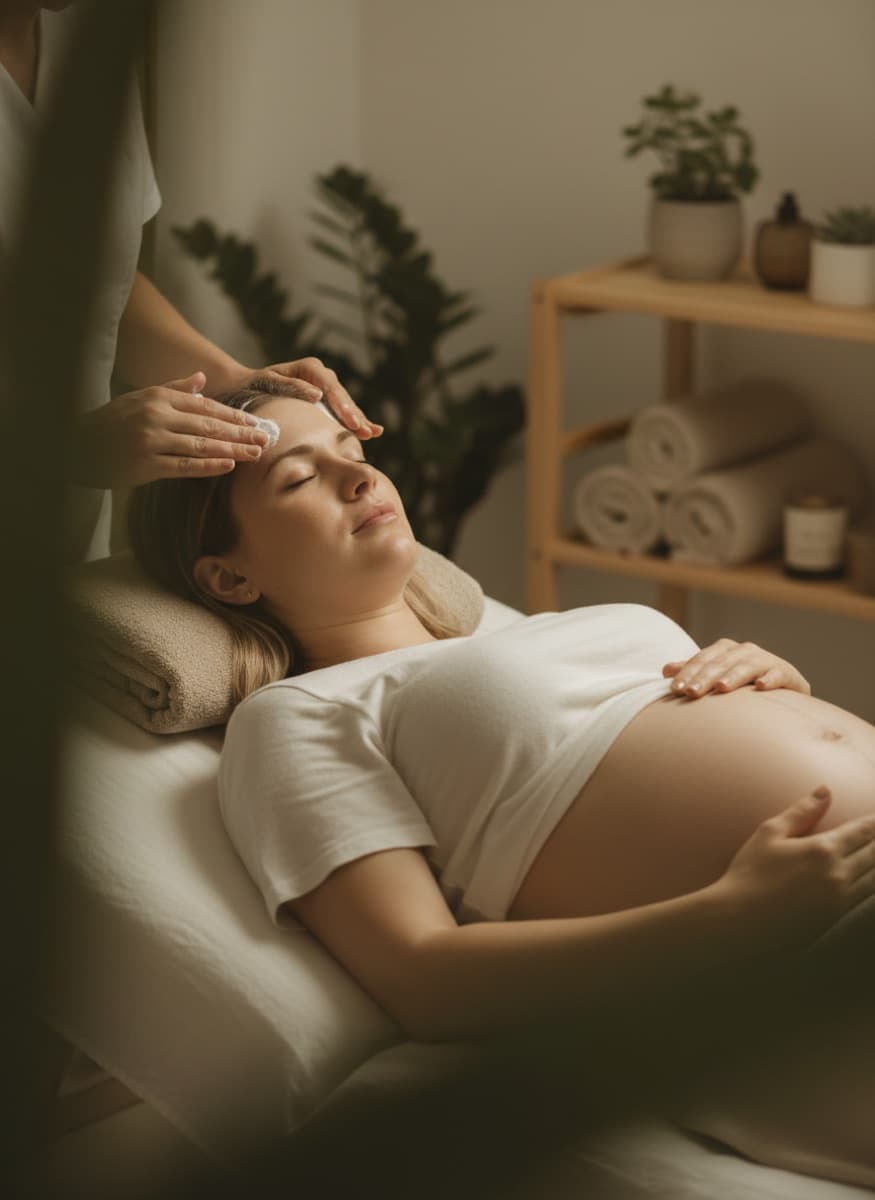 Pregnancy-safe facial at Nuvera Aesthetics and Wellness in Raleigh