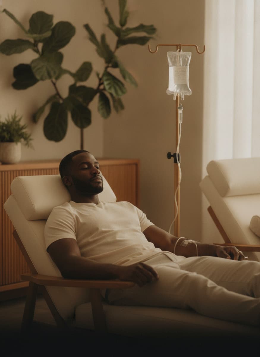 Recovery IV therapy at Nuvera Aesthetics and Wellness in Raleigh